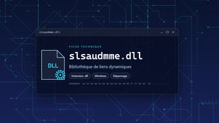 Visuel technique du fichier slsaudmme.dll, bibliothèque de liens dynamiques de Windows