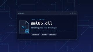 Visuel technique du fichier sml85.dll, bibliothèque de liens dynamiques de Windows