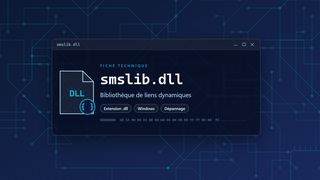 Visuel technique du fichier smslib.dll, bibliothèque de liens dynamiques de Windows