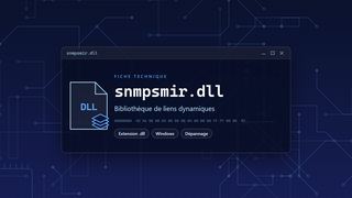 Visuel technique du fichier snmpsmir.dll, bibliothèque de liens dynamiques de Windows