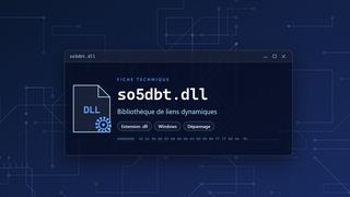 Visuel technique du fichier so5dbt.dll, bibliothèque de liens dynamiques de Windows