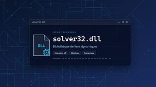 Visuel technique du fichier solver32.dll, bibliothèque de liens dynamiques de Windows