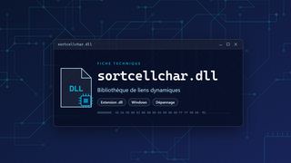 Visuel technique du fichier sortcellchar.dll, bibliothèque de liens dynamiques de Windows