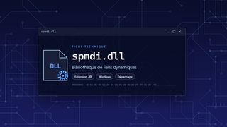 Visuel technique du fichier spmdi.dll, bibliothèque de liens dynamiques de Windows