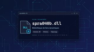 Visuel technique du fichier spra040b.dll, bibliothèque de liens dynamiques de Windows