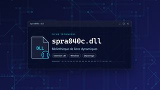Visuel technique du fichier spra040c.dll, bibliothèque de liens dynamiques de Windows