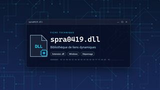 Visuel technique du fichier spra0419.dll, bibliothèque de liens dynamiques de Windows