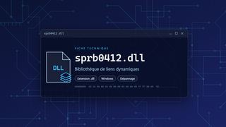 Visuel technique du fichier sprb0412.dll, bibliothèque de liens dynamiques de Windows