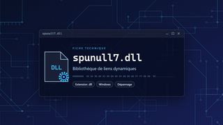 Visuel technique du fichier spunull7.dll, bibliothèque de liens dynamiques de Windows