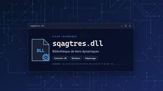 Visuel technique du fichier sqagtres.dll, bibliothèque de liens dynamiques de Windows