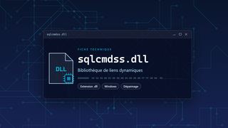Visuel technique du fichier sqlcmdss.dll, bibliothèque de liens dynamiques de Windows