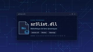 Visuel technique du fichier sr3list.dll, bibliothèque de liens dynamiques de Windows