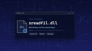 Visuel technique du fichier sreadfil.dll, bibliothèque de liens dynamiques de Windows