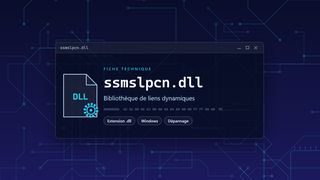 Visuel technique du fichier ssmslpcn.dll, bibliothèque de liens dynamiques de Windows