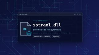 Visuel technique du fichier sstranl.dll, bibliothèque de liens dynamiques de Windows