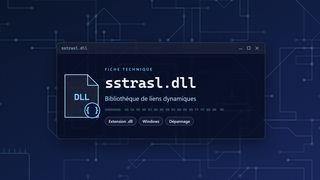 Visuel technique du fichier sstrasl.dll, bibliothèque de liens dynamiques de Windows