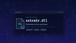 Visuel technique du fichier sstratr.dll, bibliothèque de liens dynamiques de Windows