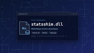 Visuel technique du fichier statsshim.dll, bibliothèque de liens dynamiques de Windows
