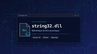 Visuel technique du fichier string32.dll, bibliothèque de liens dynamiques de Windows