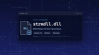 Visuel technique du fichier strmdll.dll, bibliothèque de liens dynamiques de Windows