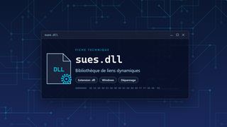 Visuel technique du fichier sues.dll, bibliothèque de liens dynamiques de Windows