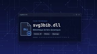 Visuel technique du fichier svg3bib.dll, bibliothèque de liens dynamiques de Windows