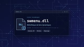 Visuel technique du fichier swmenu.dll, bibliothèque de liens dynamiques de Windows