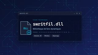 Visuel technique du fichier swritfil.dll, bibliothèque de liens dynamiques de Windows