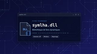 Visuel technique du fichier symlha.dll, bibliothèque de liens dynamiques de Windows