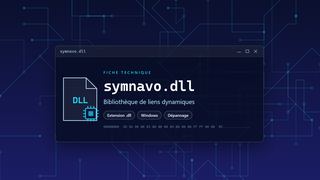 Visuel technique du fichier symnavo.dll, bibliothèque de liens dynamiques de Windows