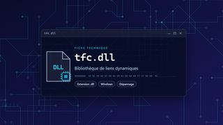 Visuel technique du fichier tfc.dll, bibliothèque de liens dynamiques de Windows