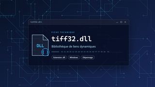 Visuel technique du fichier tiff32.dll, bibliothèque de liens dynamiques de Windows
