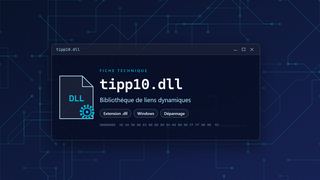 Visuel technique du fichier tipp10.dll, bibliothèque de liens dynamiques de Windows