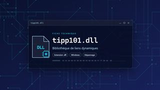 Visuel technique du fichier tipp101.dll, bibliothèque de liens dynamiques de Windows