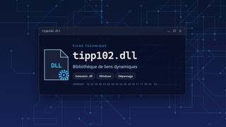 Visuel technique du fichier tipp102.dll, bibliothèque de liens dynamiques de Windows