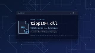 Visuel technique du fichier tipp104.dll, bibliothèque de liens dynamiques de Windows