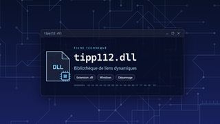 Visuel technique du fichier tipp112.dll, bibliothèque de liens dynamiques de Windows