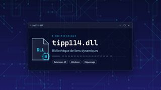 Visuel technique du fichier tipp114.dll, bibliothèque de liens dynamiques de Windows