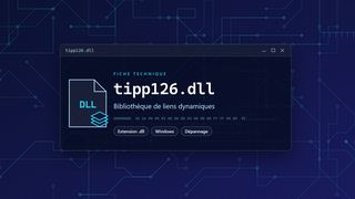 Visuel technique du fichier tipp126.dll, bibliothèque de liens dynamiques de Windows