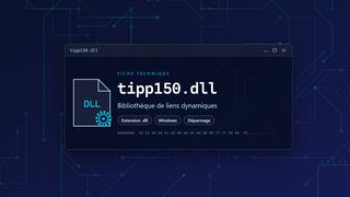 Visuel technique du fichier tipp150.dll, bibliothèque de liens dynamiques de Windows