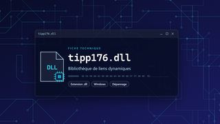 Visuel technique du fichier tipp176.dll, bibliothèque de liens dynamiques de Windows