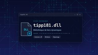 Visuel technique du fichier tipp181.dll, bibliothèque de liens dynamiques de Windows