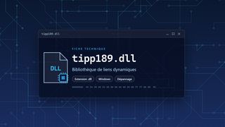 Visuel technique du fichier tipp189.dll, bibliothèque de liens dynamiques de Windows
