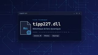 Visuel technique du fichier tipp227.dll, bibliothèque de liens dynamiques de Windows
