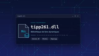 Visuel technique du fichier tipp261.dll, bibliothèque de liens dynamiques de Windows