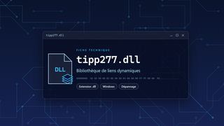 Visuel technique du fichier tipp277.dll, bibliothèque de liens dynamiques de Windows