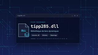Visuel technique du fichier tipp285.dll, bibliothèque de liens dynamiques de Windows