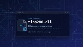 Visuel technique du fichier tipp286.dll, bibliothèque de liens dynamiques de Windows