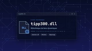 Visuel technique du fichier tipp300.dll, bibliothèque de liens dynamiques de Windows
