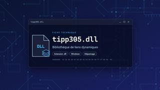 Visuel technique du fichier tipp305.dll, bibliothèque de liens dynamiques de Windows
